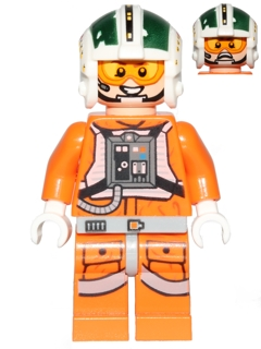 LEGO Minifigure -- Wedge Antilles (75098)-Star Wars / Star Wars Episode 4/5/6 -- SW0730 -- Creative Brick Builders